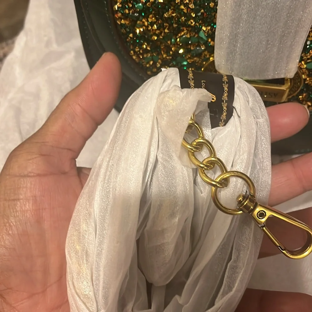 Green Designer Shoulder Bag Brand New never taken out the bag - Picture 2 of 4